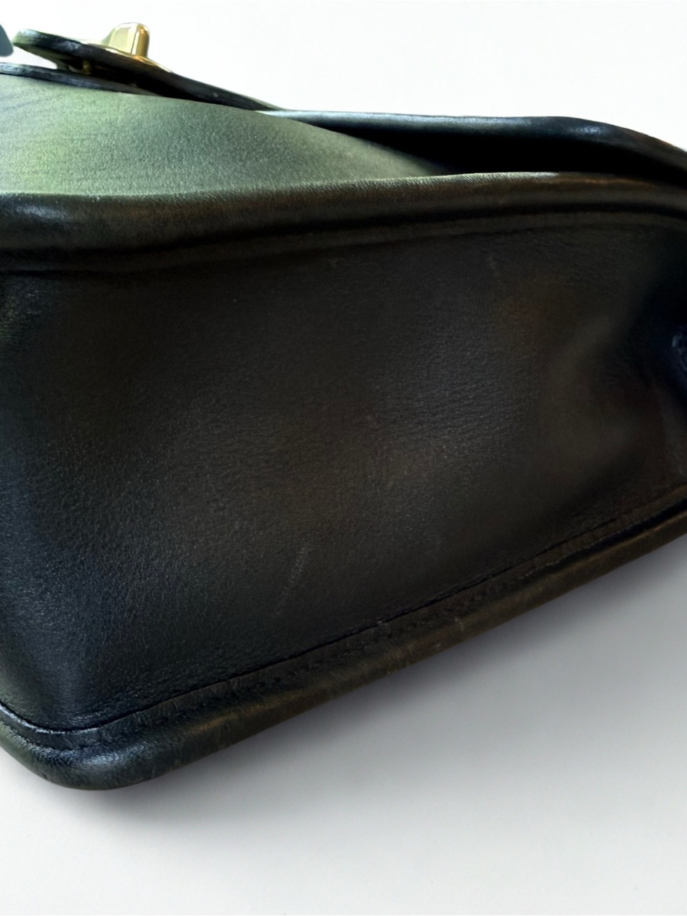 ✨ STUNNING✨ Vintage Coach Willis Bag 9927 Black Glovetanned Leather & Dust Bag - Picture 6 of 12